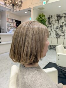 白髪を活かしたヘナ